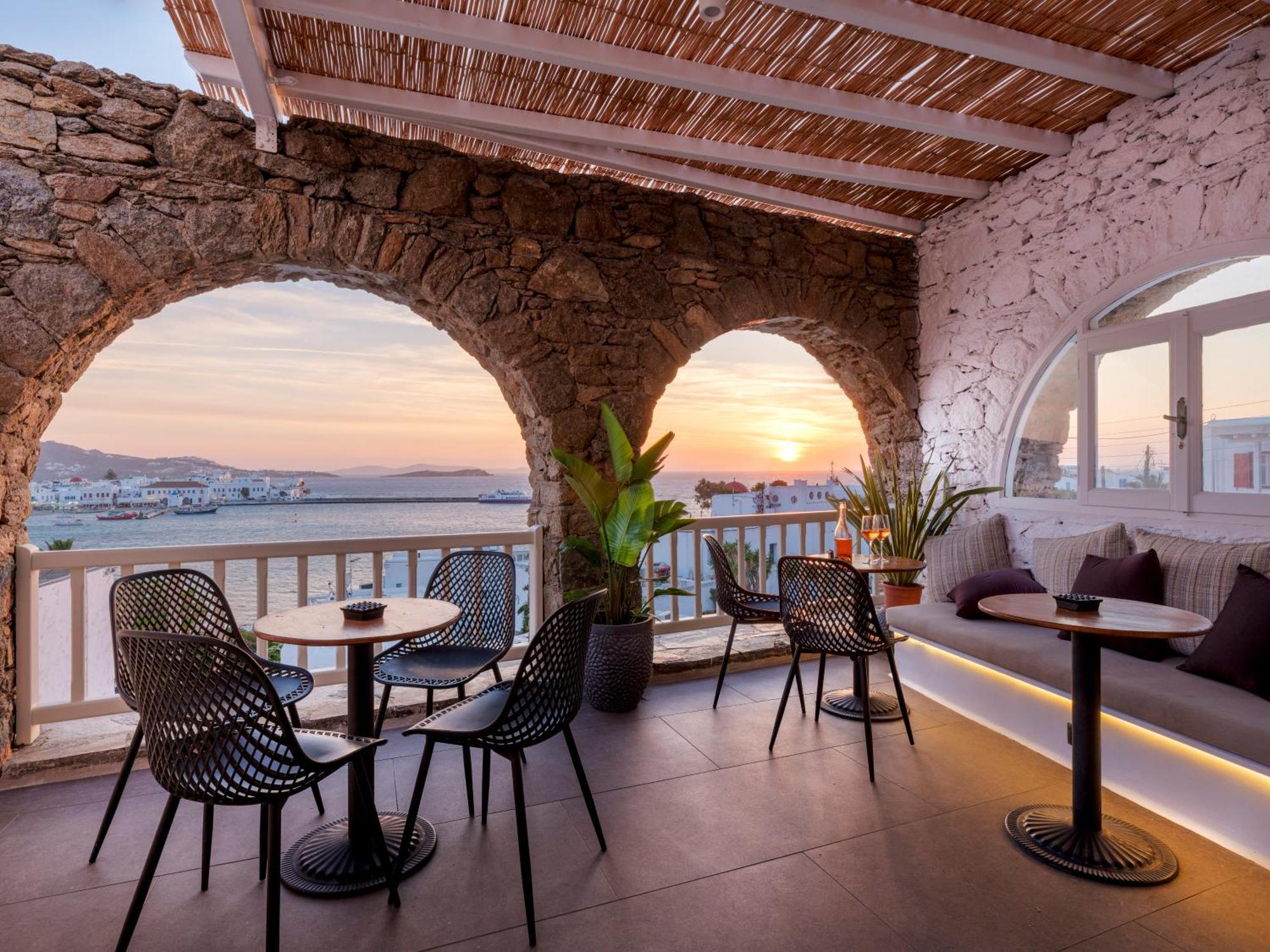 Yalos Hotel Sunset View Mykonos Town Private Rooms Buitenkant foto